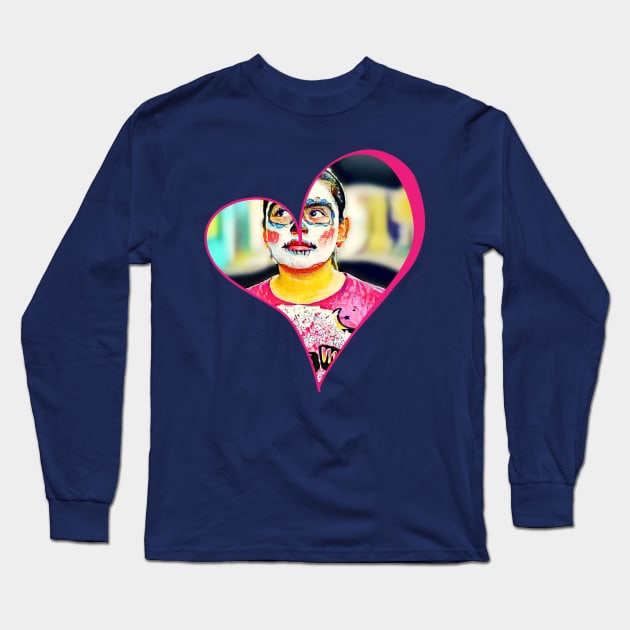 Day of the Dead Halloween (zombie Girl) Long Sleeve T-Shirt by PersianFMts